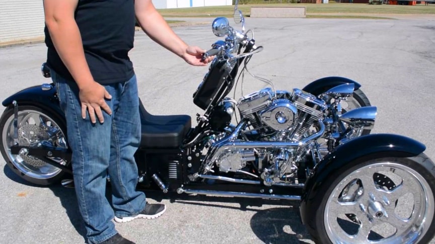 reverse trike bike