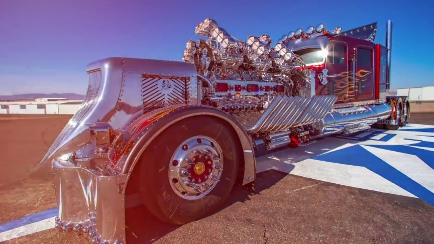 The 3970 HP Custom Big-Rig “Thor 24” With Double V12 Engines Sells For ...