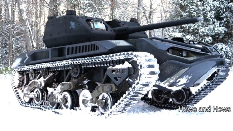 Ripsaw M5 World’s First All Electric & Fully Robotic Super Tank