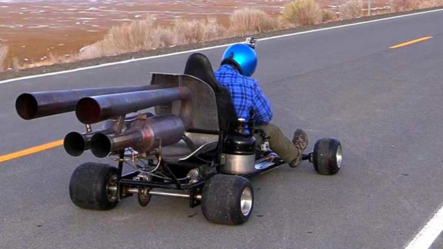 Bob Maddoxs Twin Viper Pulse Jet Powered Go Kart Sia Magazin 