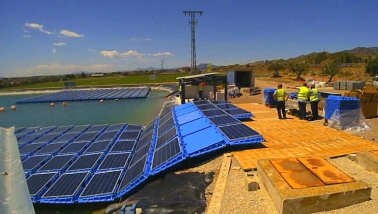 pool solar floats
