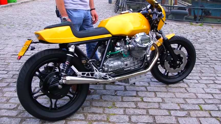 Paul S Moto Guzzi Le Mans Shed Built Cafe Racer