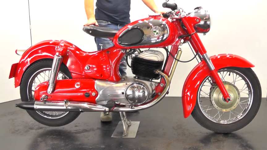 1955 Puch 250 SGS 250cc Vintage Motorcycle Start Up | atelier-yuwa.ciao.jp