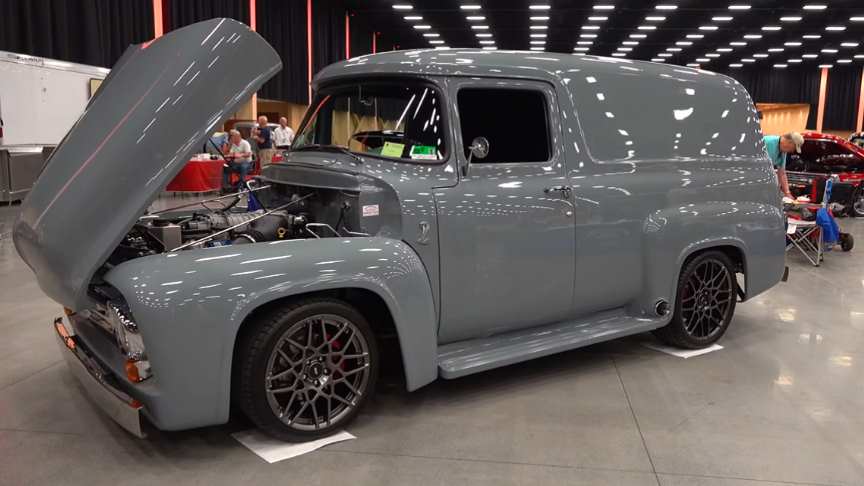 Custom 1956 Ford F100 Panel Truck Street Truck