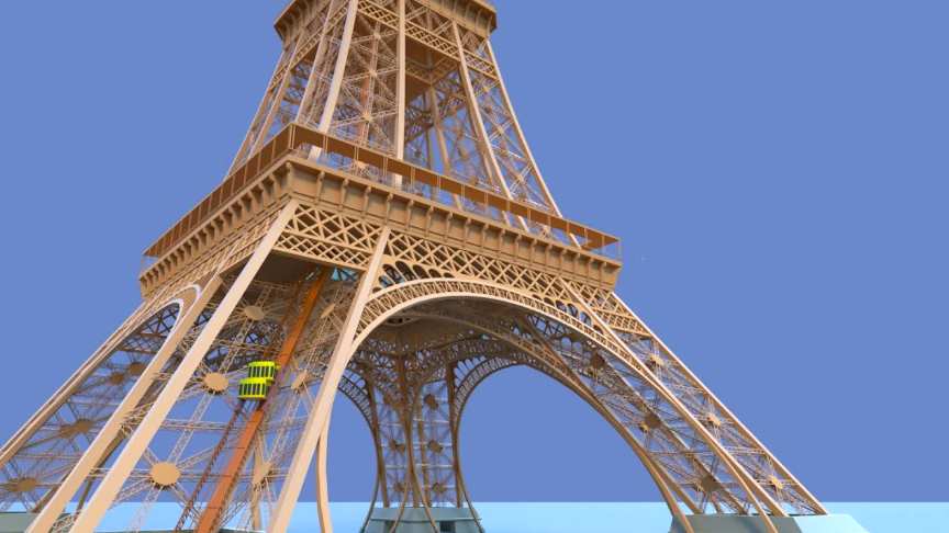 tour eiffel animation