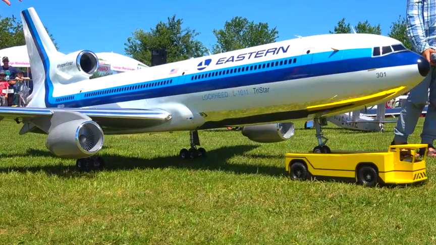 Big RC Eastern Lockheed L-1011 Tristar Scale Model Airliner