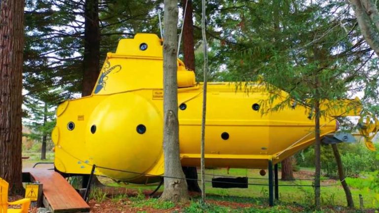 Submarine Themed Tiny House Constructed Out Of An Old Grain Silo