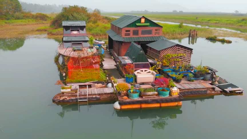 17 Years Living Off-Grid on a Self-Built Island Homestead