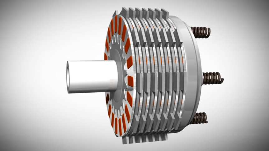 Multiplate Clutch Working Principle 3D Animation