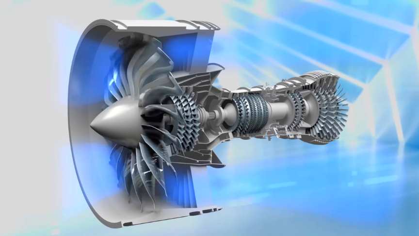 Airplane Jet Engines Working Principle 3D Animation