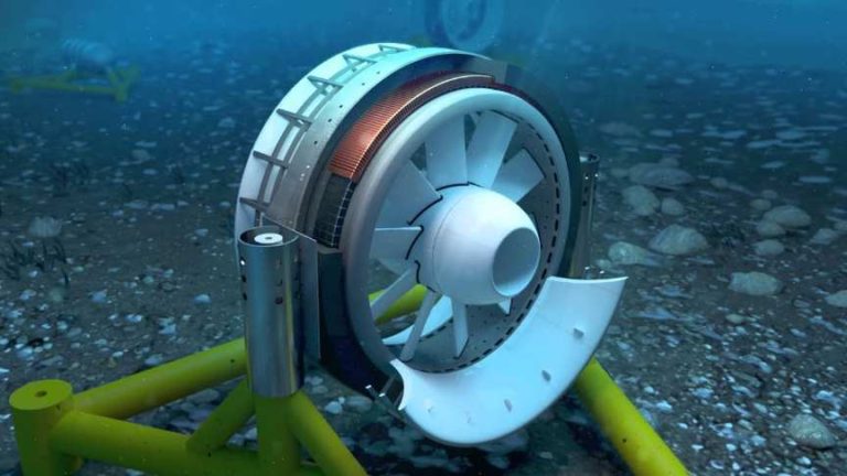 EDF Marine Turbine Working Principle 3D Animation