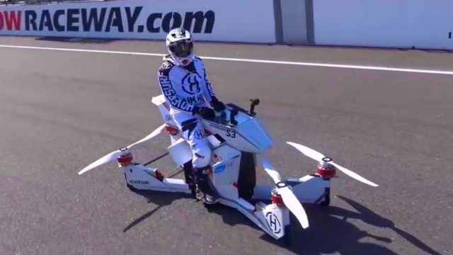 Scorpion 3 Hoverbike Motorbike With Drone Quad-Copter Technology