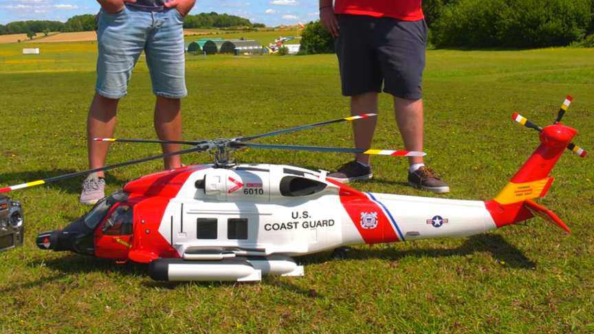 RC Roban HH-60 Jayhawk US Coast Guard 700 Size Scale Helicopter - Sia ...