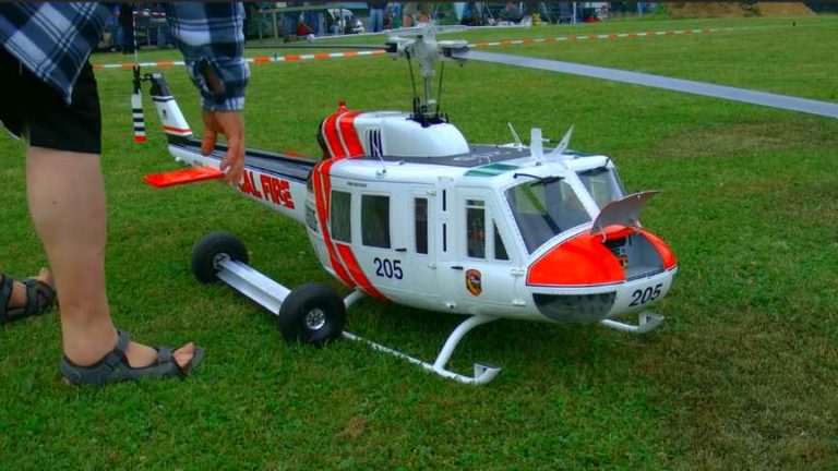 Huge RC Bell UH-1D Turbine Powered Model Helicopter