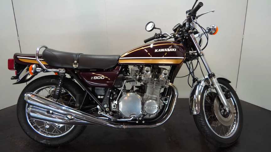 Nerve jubilæum Mange Vintage Kawasaki Z900 1976 903cc Four Cylinder Motorcycle Start Up