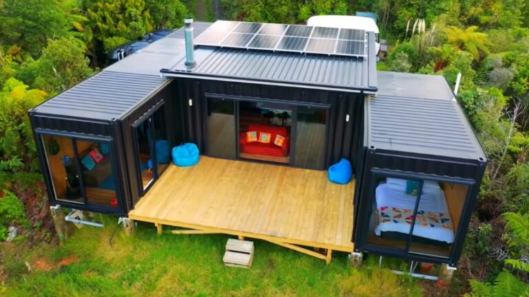 Off-Grid Living in a 5x 20ft Shipping Container Home