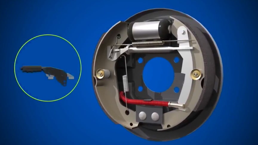 drum brake animation