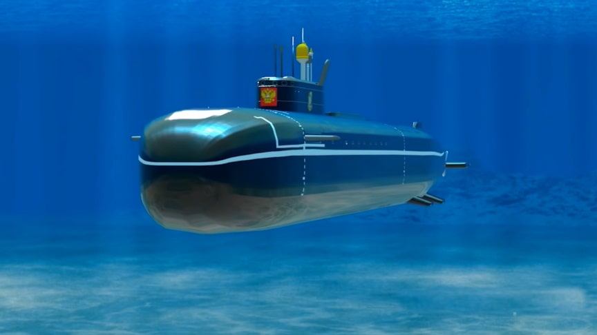 3D Animation Of Nuclear Powered Submarine Working Principle