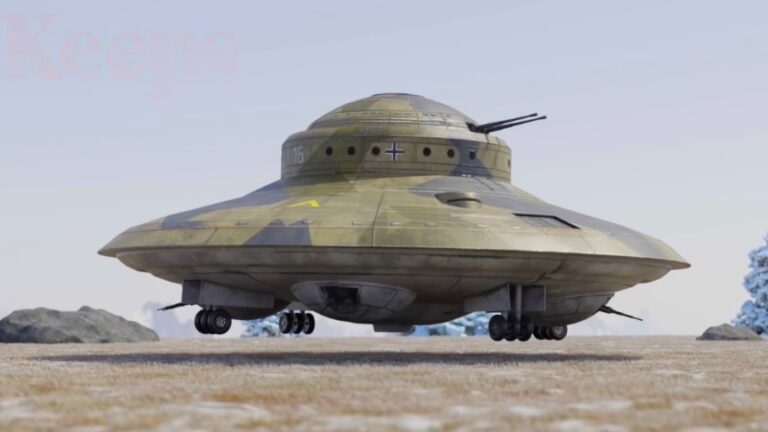 3D Animation Of Legendary Nazi UFO Flying Saucer Is It Real