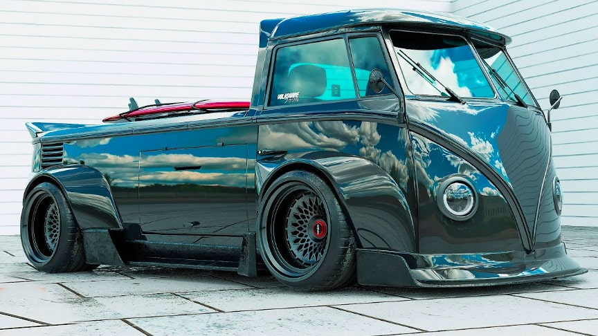 Ultra-Widebody Volkswagen Bus Volkswide Looks Like a Porsche Racing Van -  autoevolution