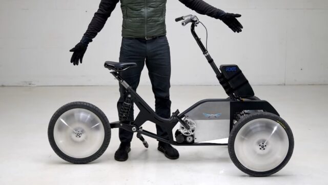 Mean Lean Machine e-Trike With Patented Tilting Technology