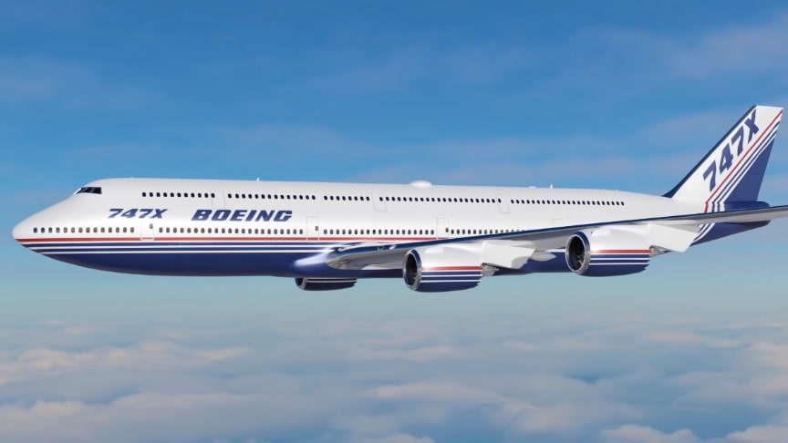 Boeing 747X 430 Passenger Large Airplane Proposed By Boeing But Never Built