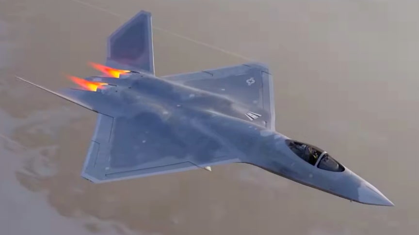 TYF-23 Black Widow 2 op Secret Stealth Fighter Jet Concept