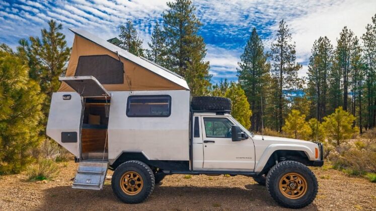 DIY 1987 Jeep Comanche Fully Renovated Camper