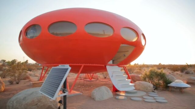 A Flying Saucer Like Tiny House Futuro Home Tour Sia Magazin