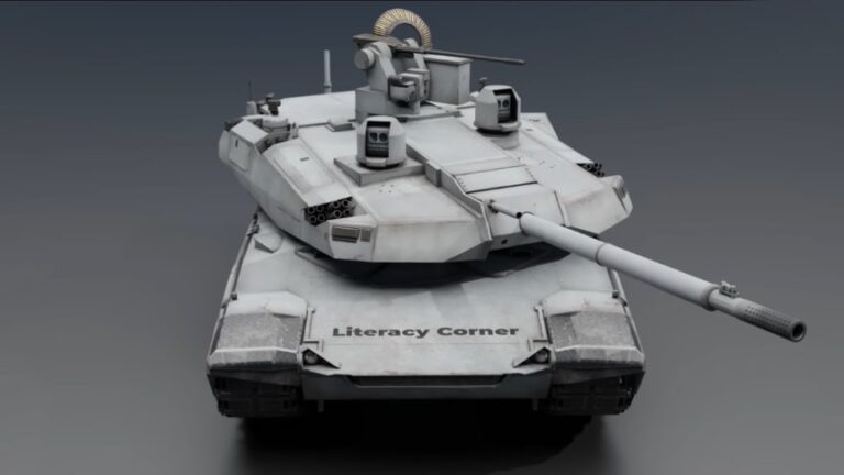 3D Animation Of AbramsX Next Generation Main Battle Tank Engineering