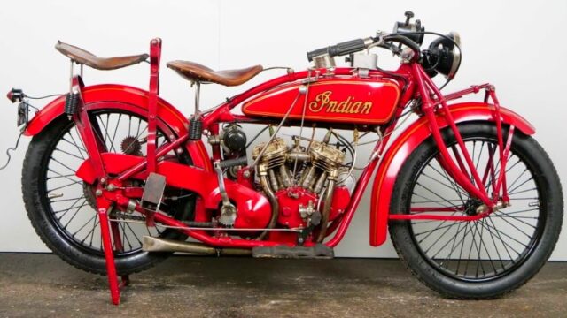 1925 Indian Scout 600cc Starting Up And Riding