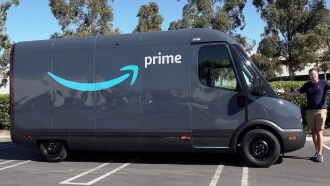 Rivian EDV Electric Amazon Delivery Van