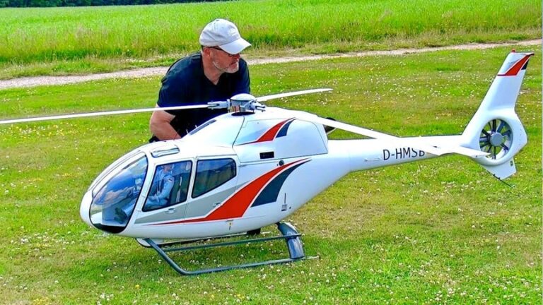 Huge Rc Turbine Eurocopter Ec-120 B Colibri Scale Model