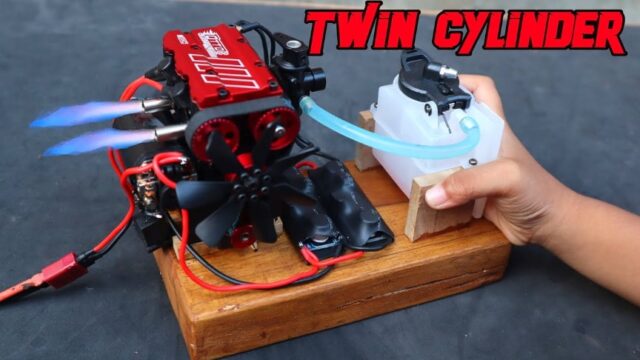 DIY Build a Nitro 4 Stroke 2 Cylinder Engine Kit That Runs