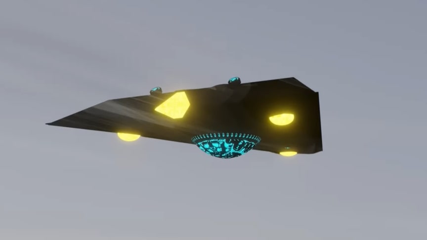 Top Secret Anti-Gravity Spy Plane TR3b Black Manta Concept