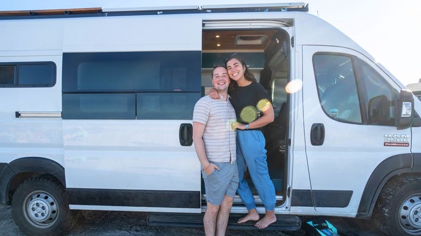 Couple’s Self Built Camper Van Built For Travel