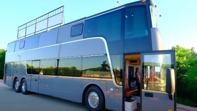 DIY Double Decker Bus Tiny House